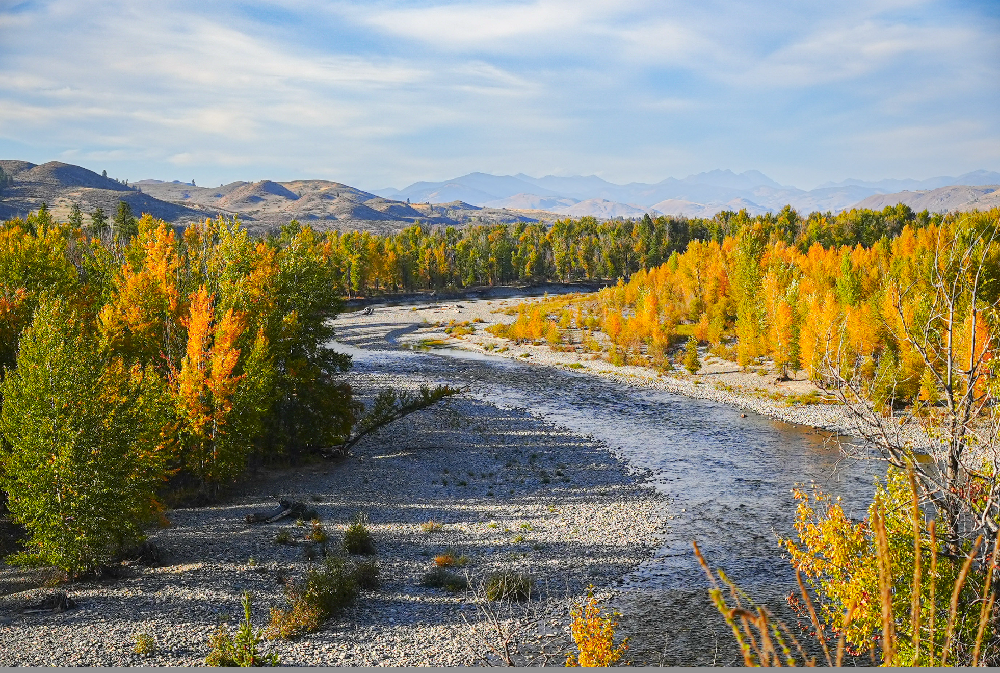 fall colors along Methow River