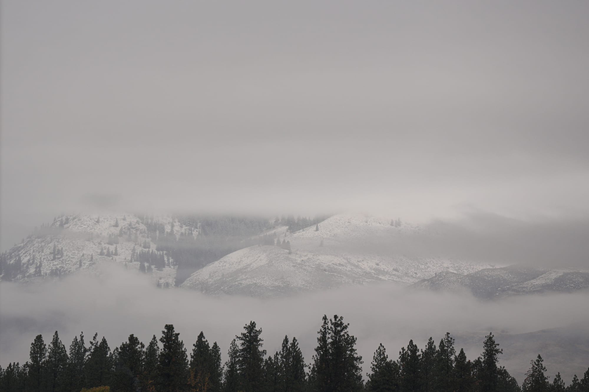 clouds and snow