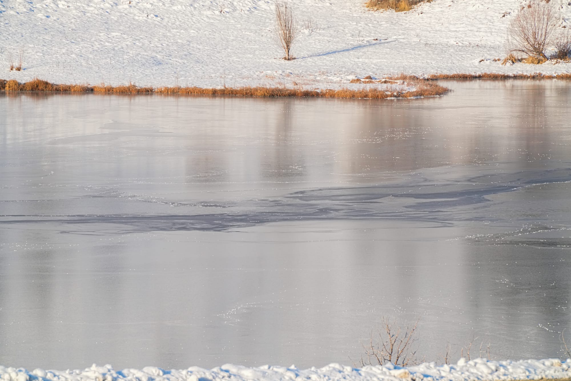 frozen lake